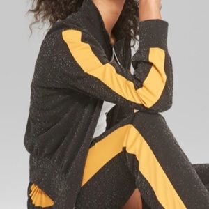 NWT Wild Fabe Glitter Bomber